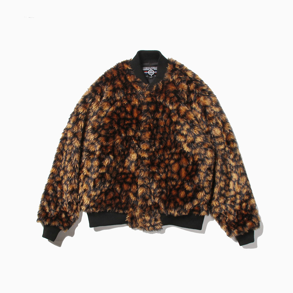 CUTRATE — LEOPARD BOA JACKET