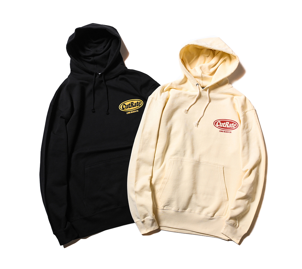 CUTRATE LOGO OMW L/S PULLOVER PARKA