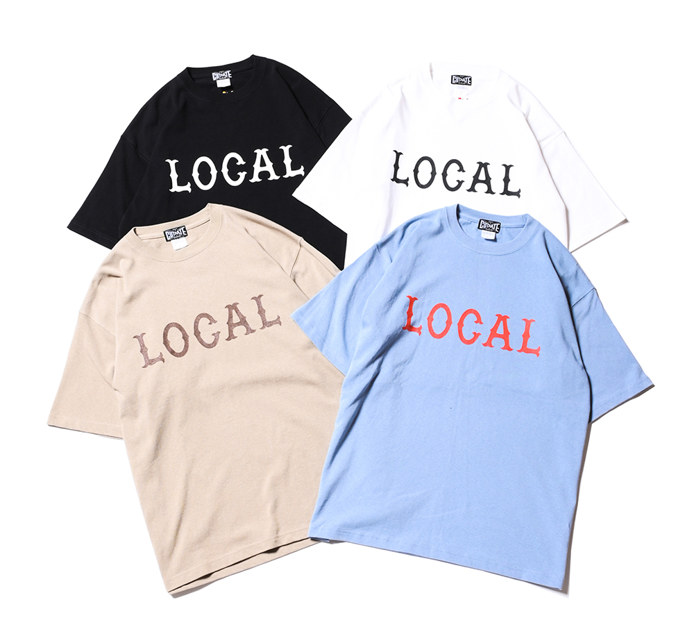 CUTRATE CLASSIC LOCAL LOGO HEAVY WEIGHT DROPSHOULDER S/S -T-SHIRT