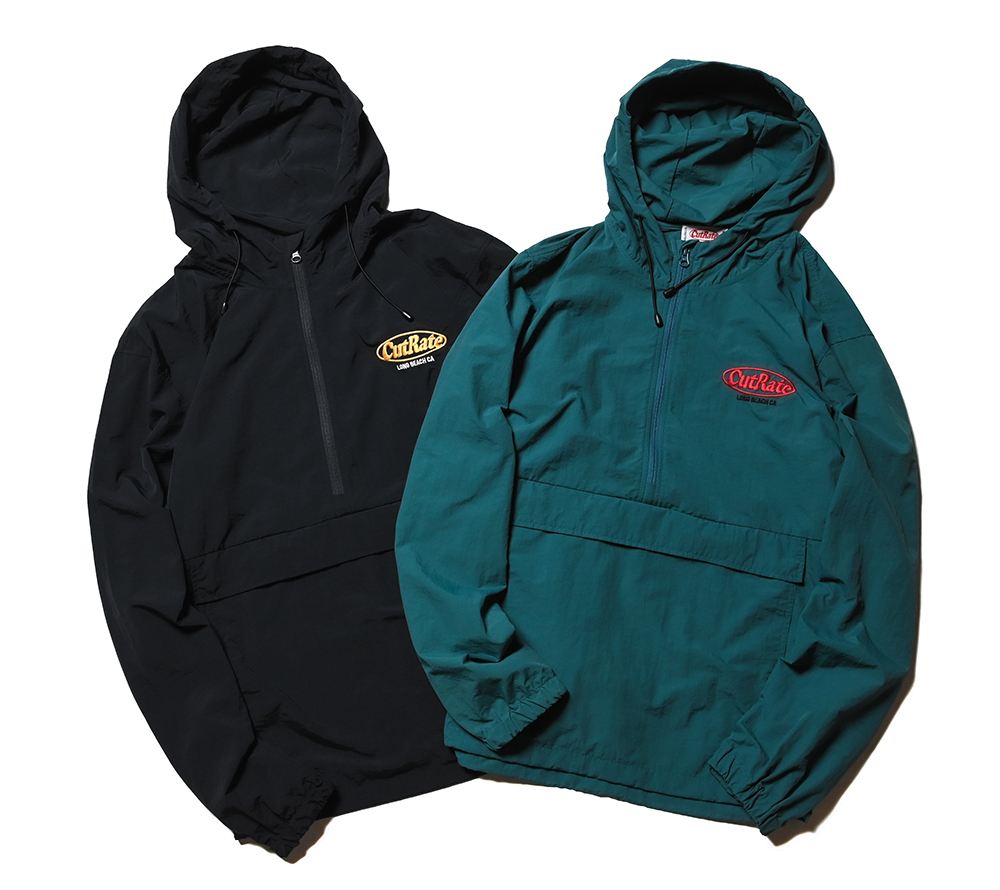 CUTRATE LOGO EMBROIDERY UTILITY HOODIE