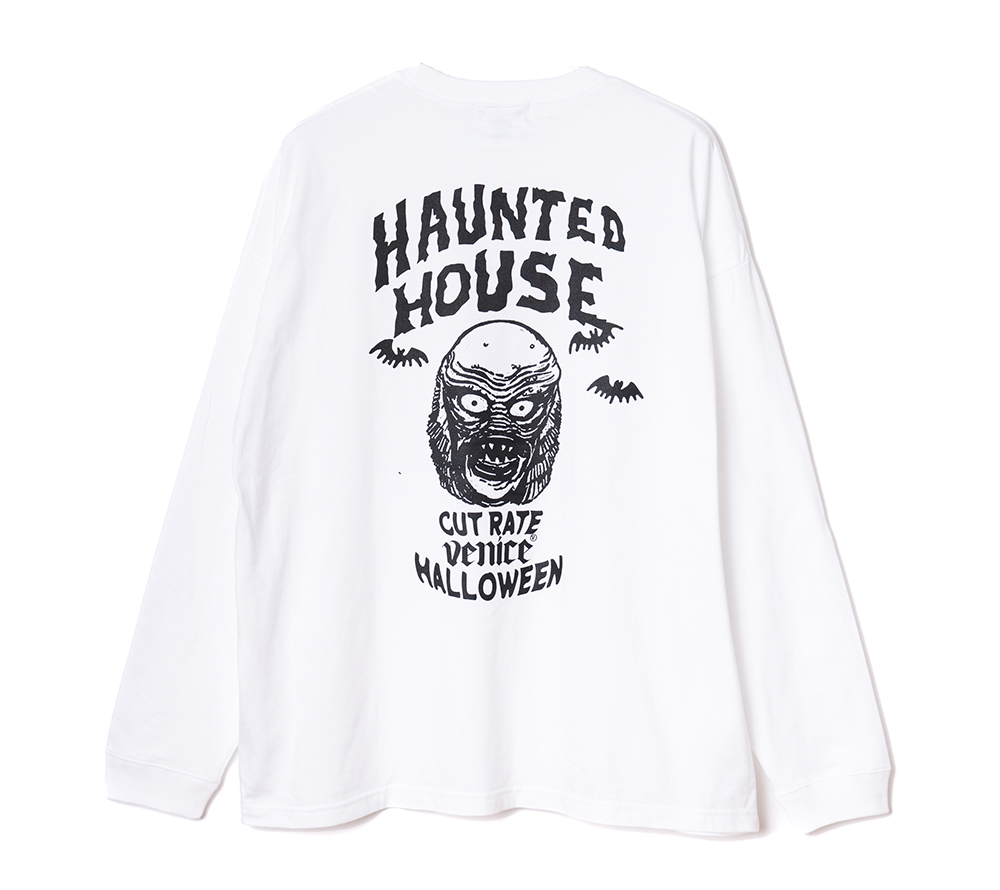 HORROR NIGHT DROP SHOULDER L/S TEE ＜MERMAN＞