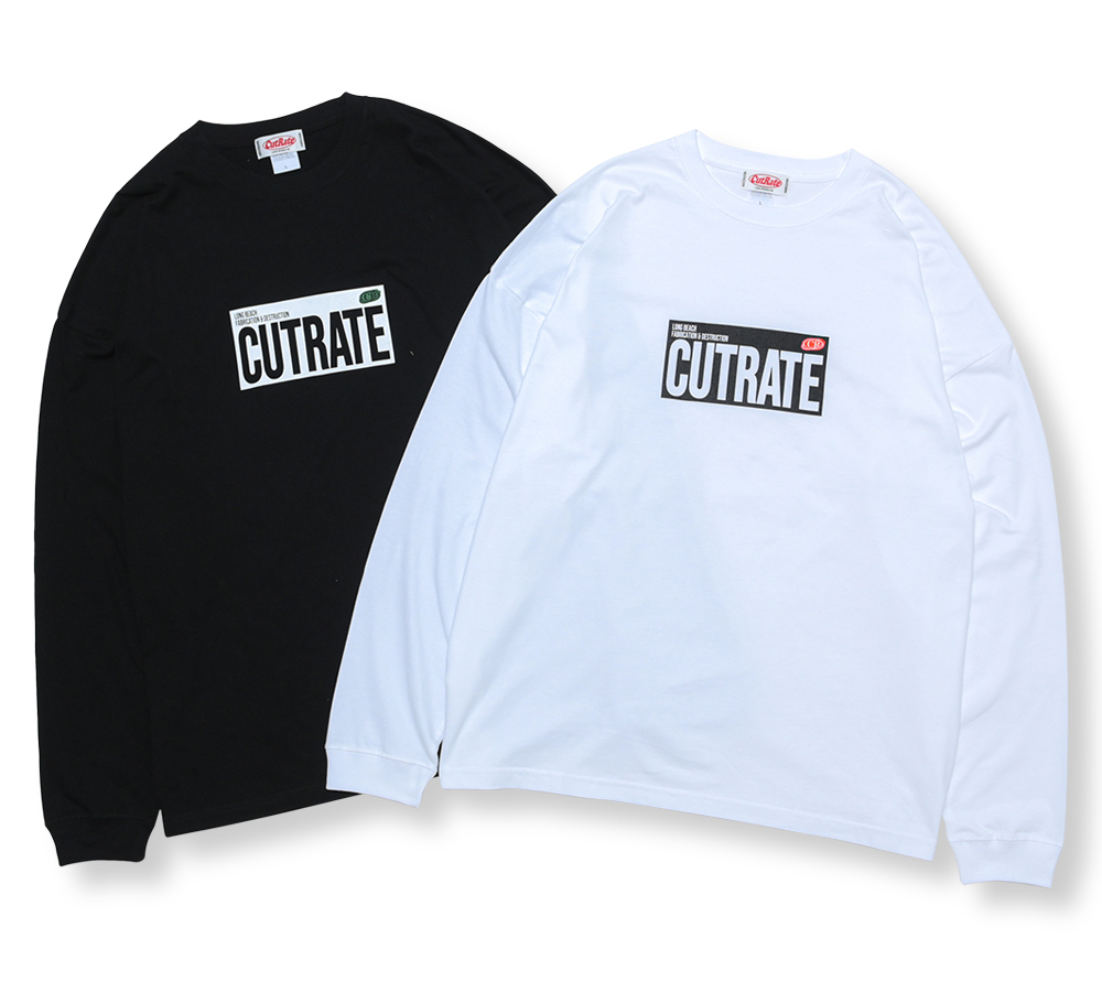 CUTRATE BOX LOGO L/S TEE