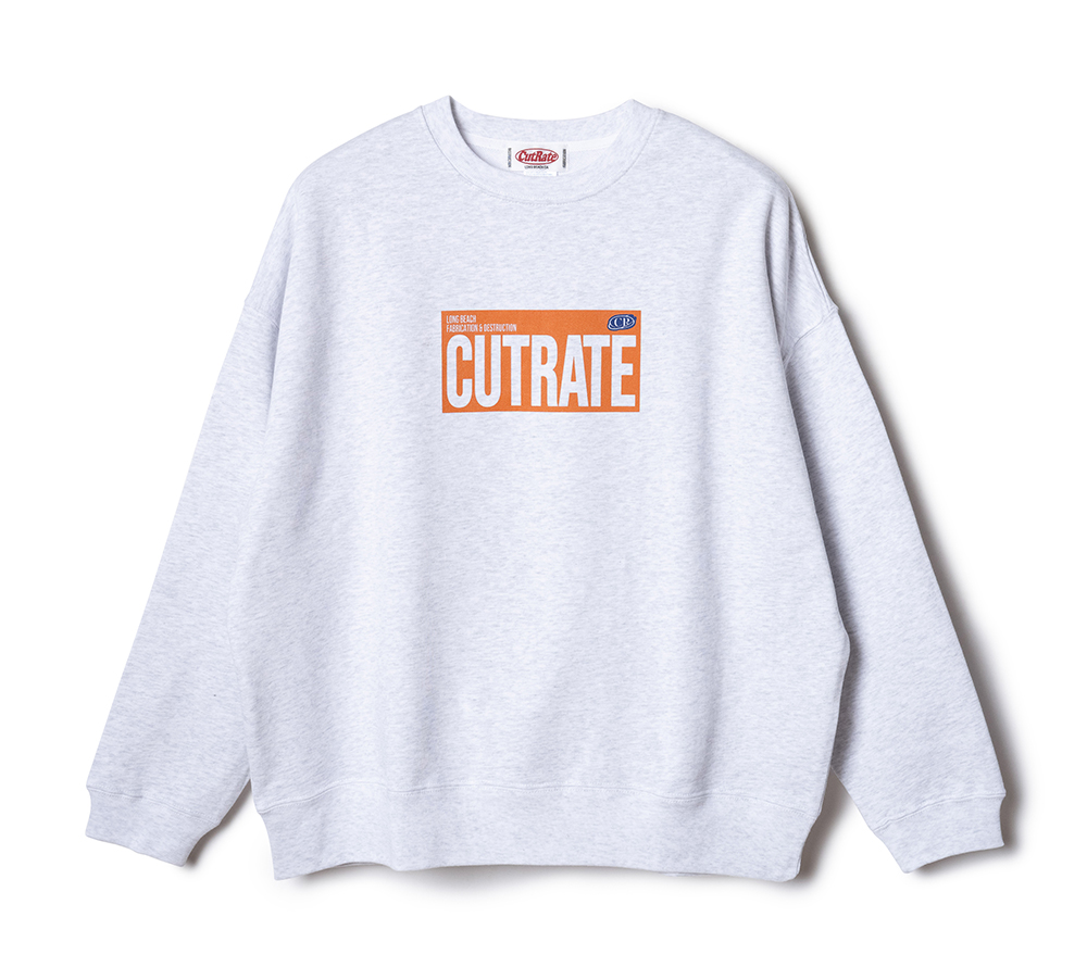 CUTRATE BOX LOGO CREW NECK SW