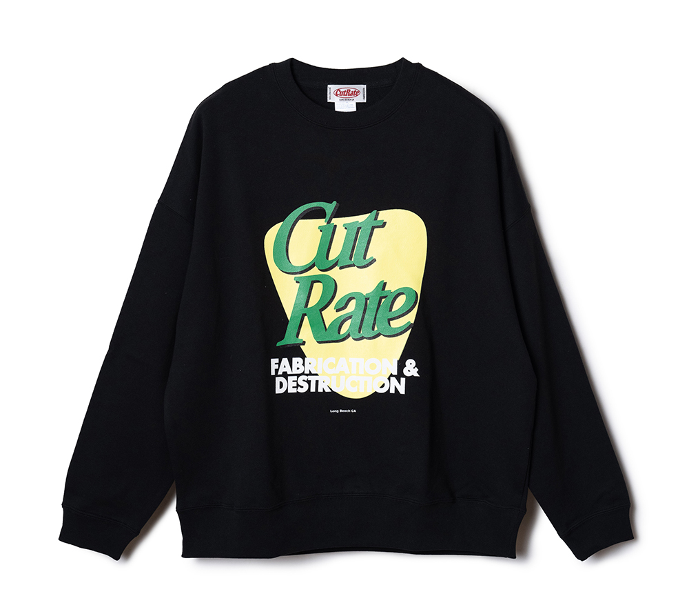 CUTRATE F&D LOGO CREW NECK SW